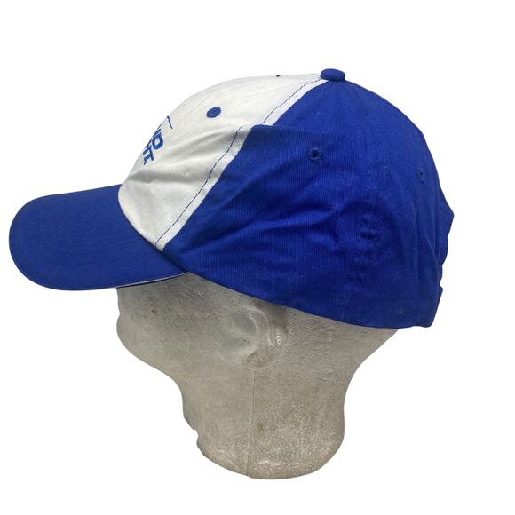 Bud Light Baseball Hat Mens One Size Blue White Spell Out Adjustable - Picture 6 of 9